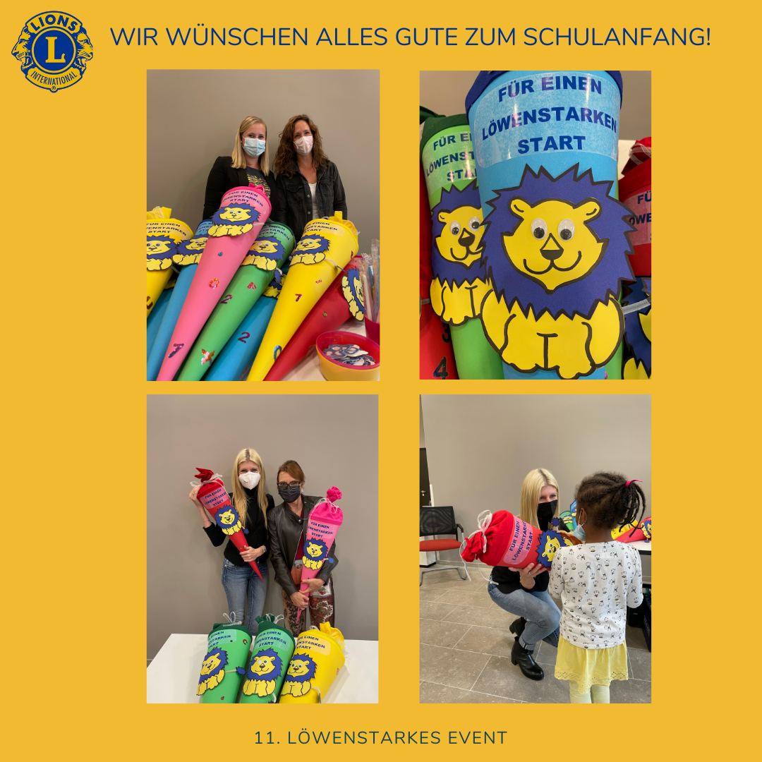 Übergabe der Schultüten an das Waisenhaus Frankfurt