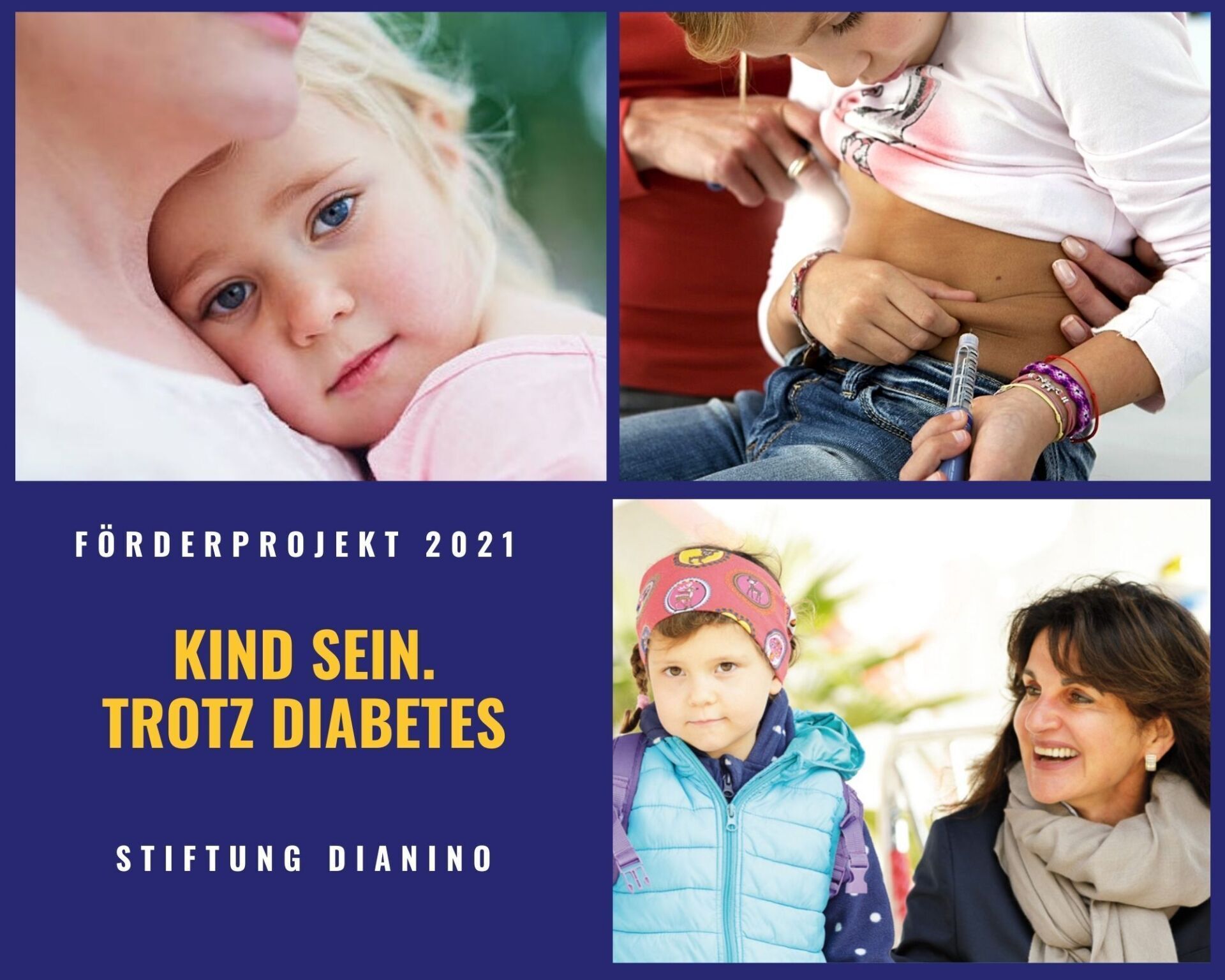 Dianino Förderprojekt 2021 Spenden für Kinder mit Diabetes