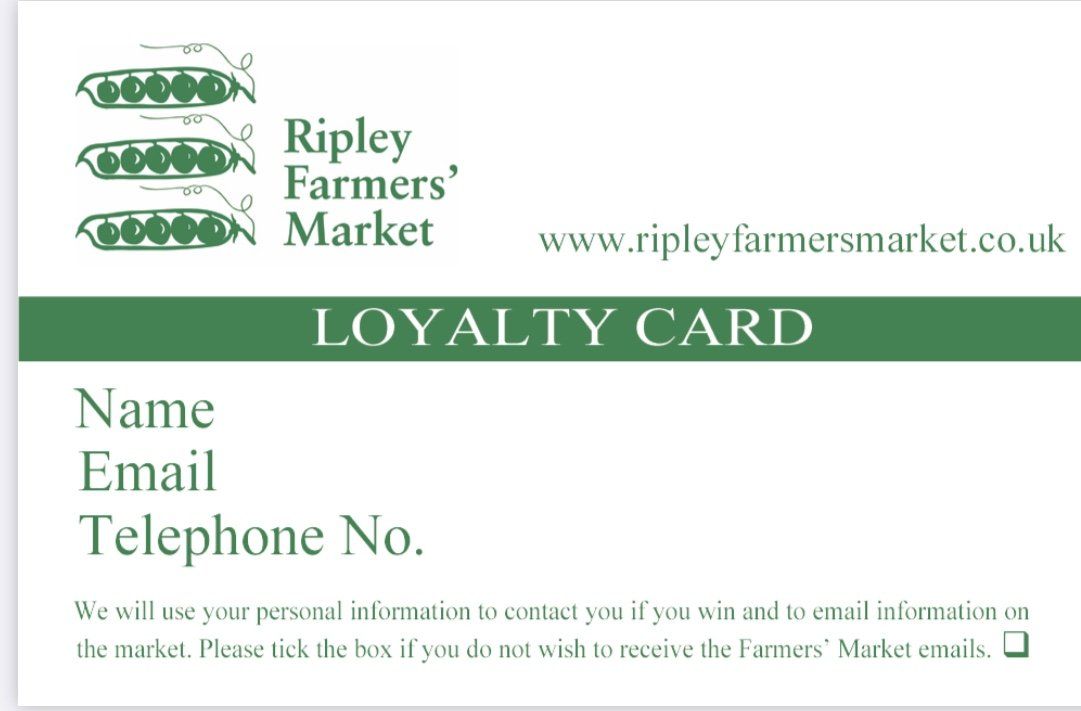 Loyalty card for customers