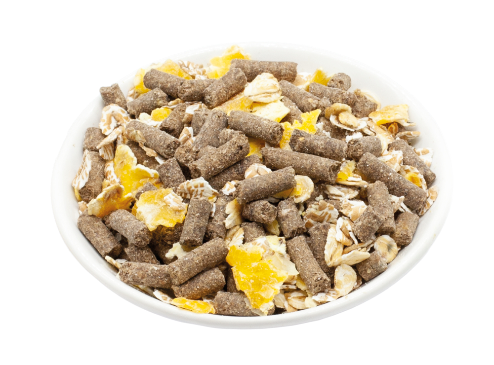 Fleisch und tierische Nebenprodukte 44 % Rind, Getreide, pflanzliche Nebenerzeugnisse, Gemüse, Lebertran 1,8 %, Algen, Hefen Analytische Bestandteile: Rohprotein 28,00 % Rohfett 8,90 % Rohfaser 3,00 % Rohasche 9,90 % Feuchtigkeit 8,00 % Calcium 2,10 % Phosphor 1,00 % Natrium 0,45 %