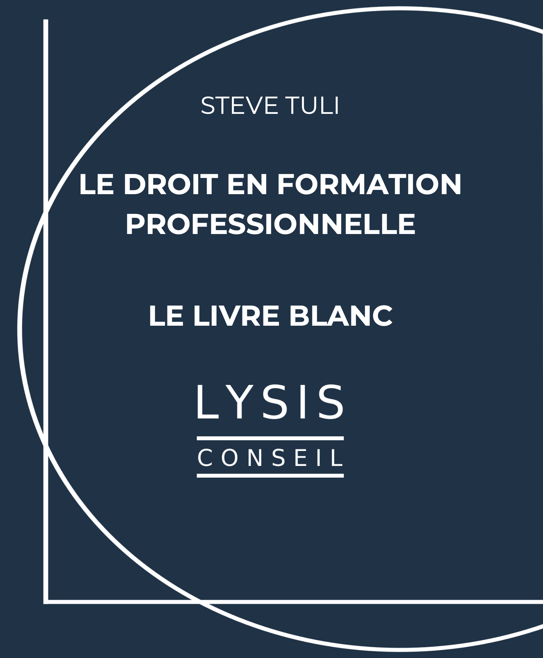 Le droit en formation professionnelle - Le livre blanc