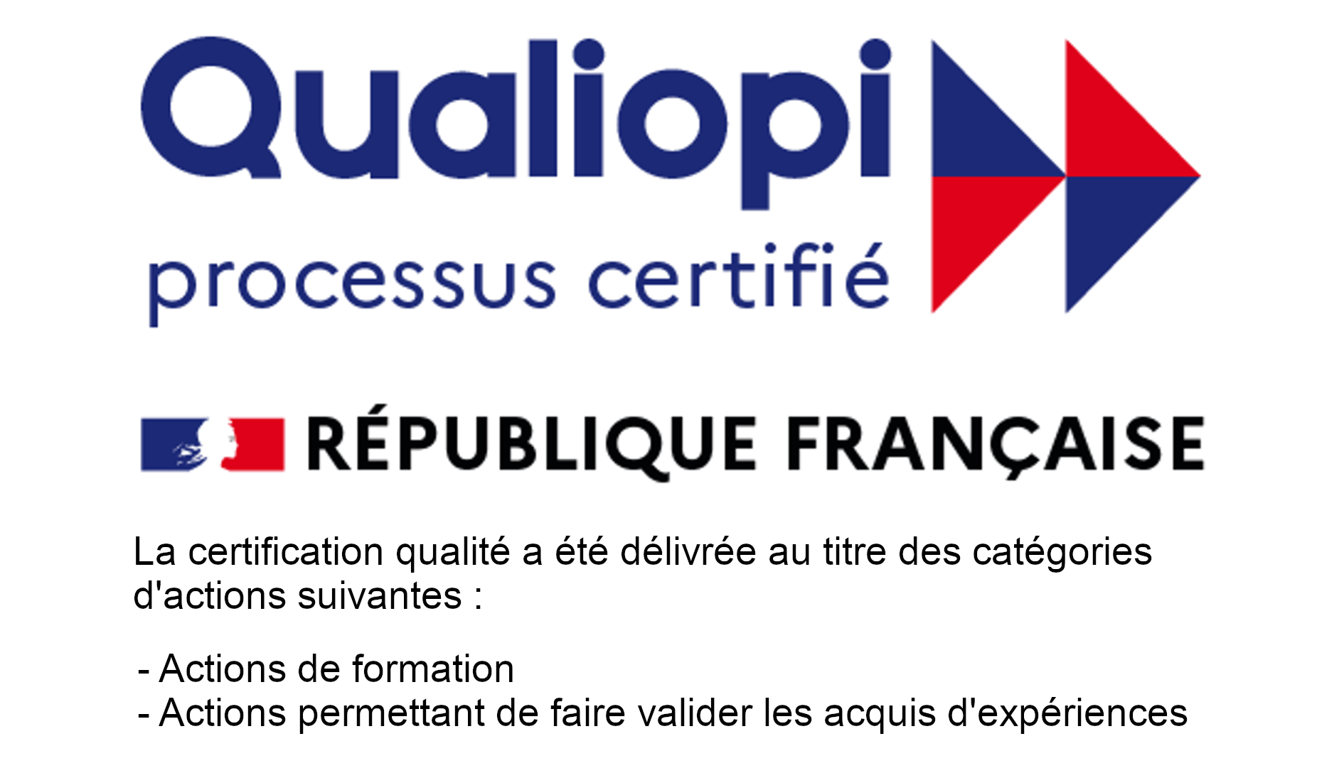 Logo de la Certification QUALIOPI pour les actions de formations de LYSIS Conseil Logo de la Certification QUALIOPI pour les actions de formations de LYSIS Conseil
