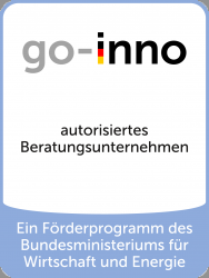 Wir sind vom BMWi im Programm go-inno autorisiert Informationen zum Beratungsprogramm go-inno des BMWi