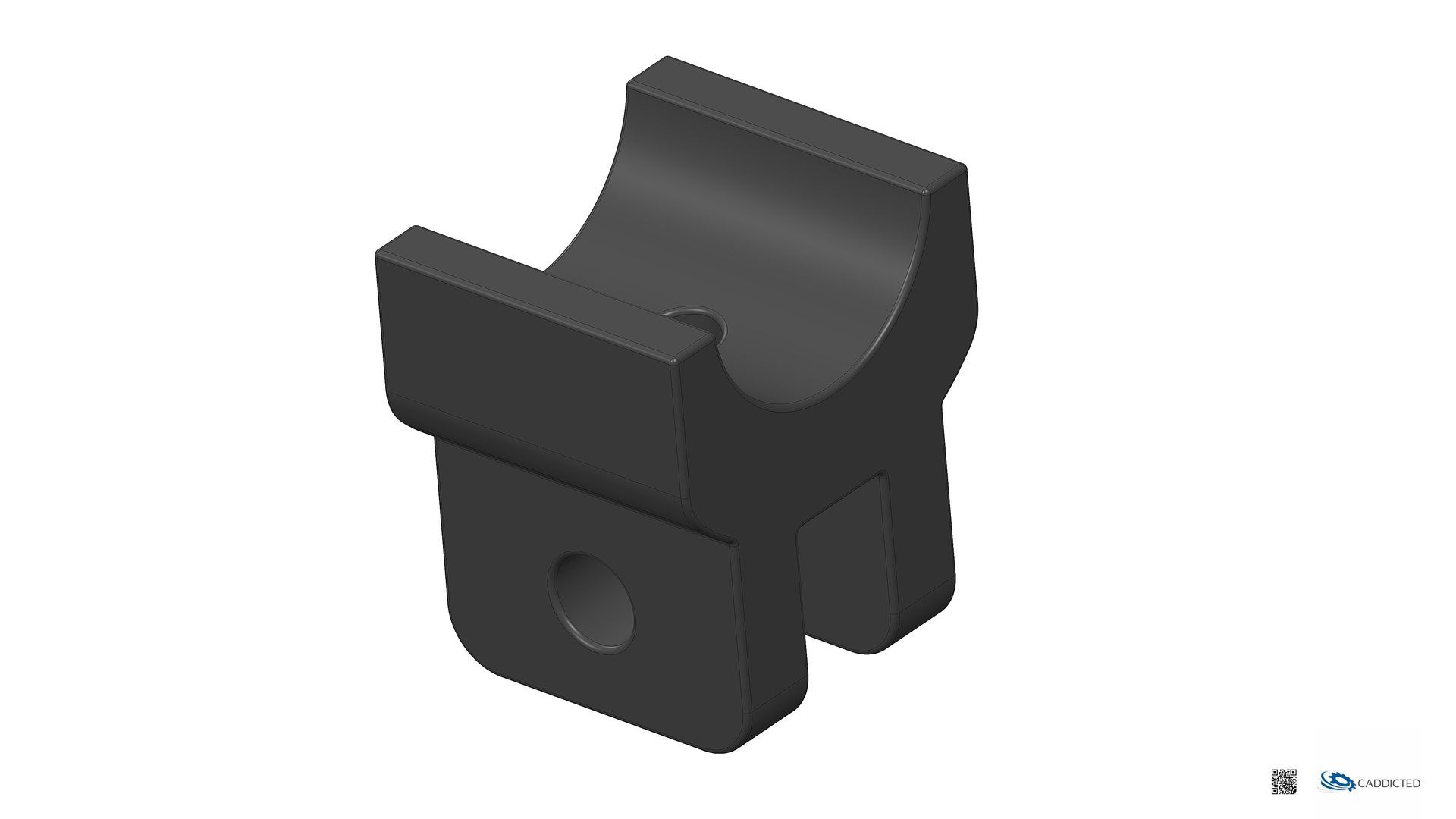 CAD-Bild Graupner - WINGMASTER-10-GP - Leitwerkhalter unten, Artikel-Nr.: 4910.10.E, Format HD-1920x1080
