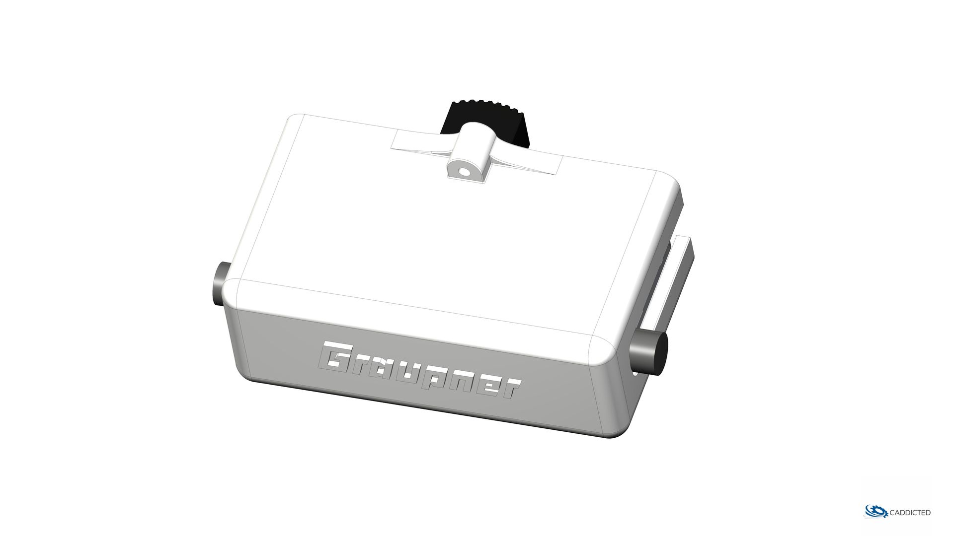 CAD-Bild Graupner varioprop Stromversorgungskabel mit Schalter, Artikel-Nr.: 3606, Format HD-1920x1080