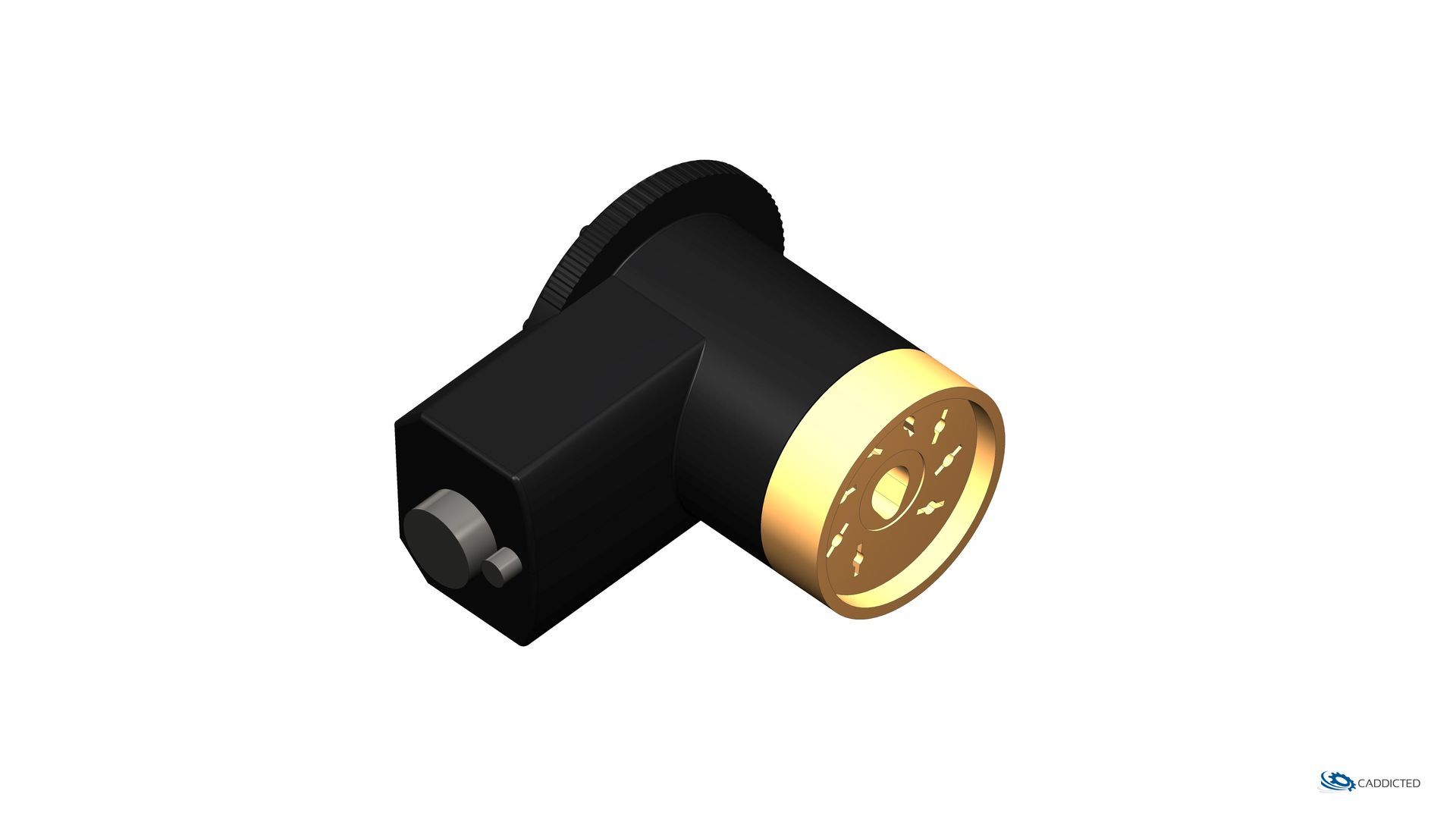 CAD-Bild Graupner varioprop Systemstecker 8-polig female, Format HD-1920x1080