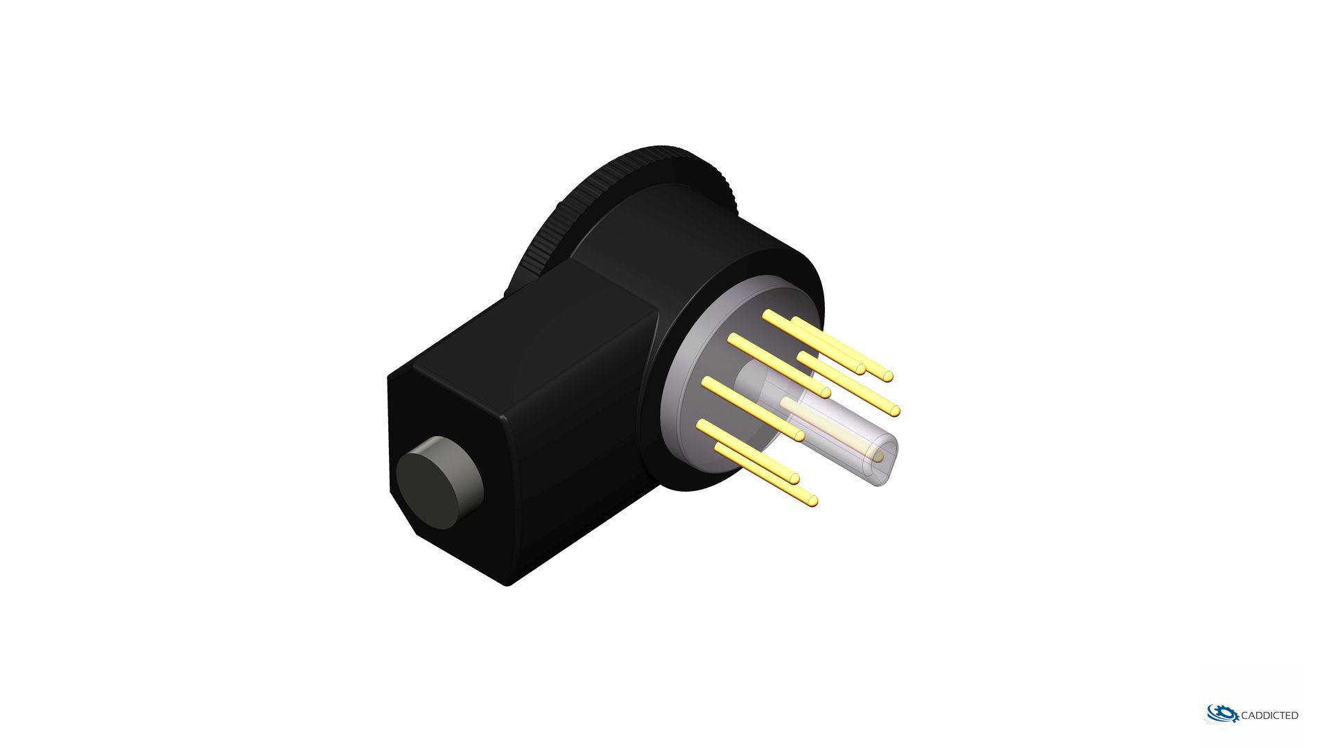 CAD-Bild Graupner varioprop Systemstecker 8-polig male, Format HD-1920x1080