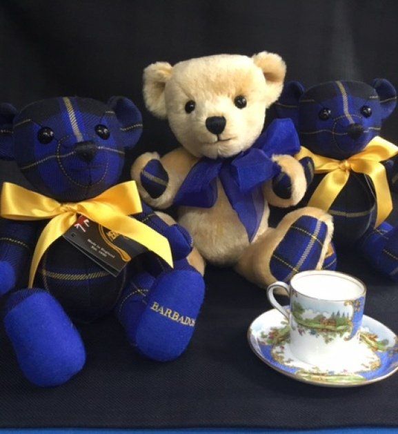 tartan teddy bear