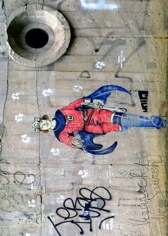 Geschenkpapier Berlin Street Art