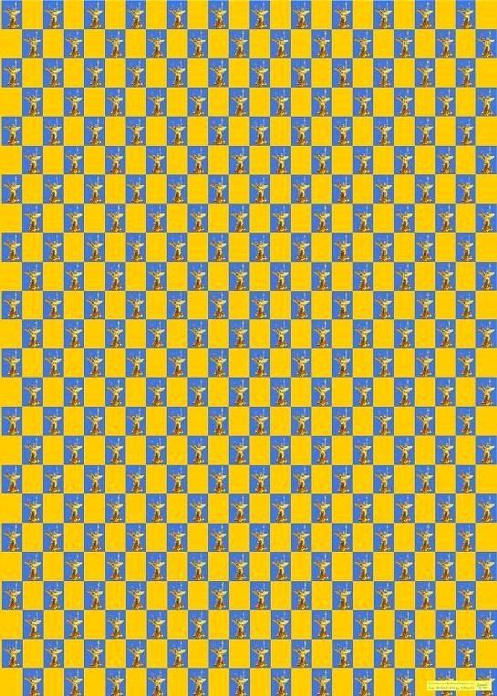 Geschenkpapier Berlin Goldelse