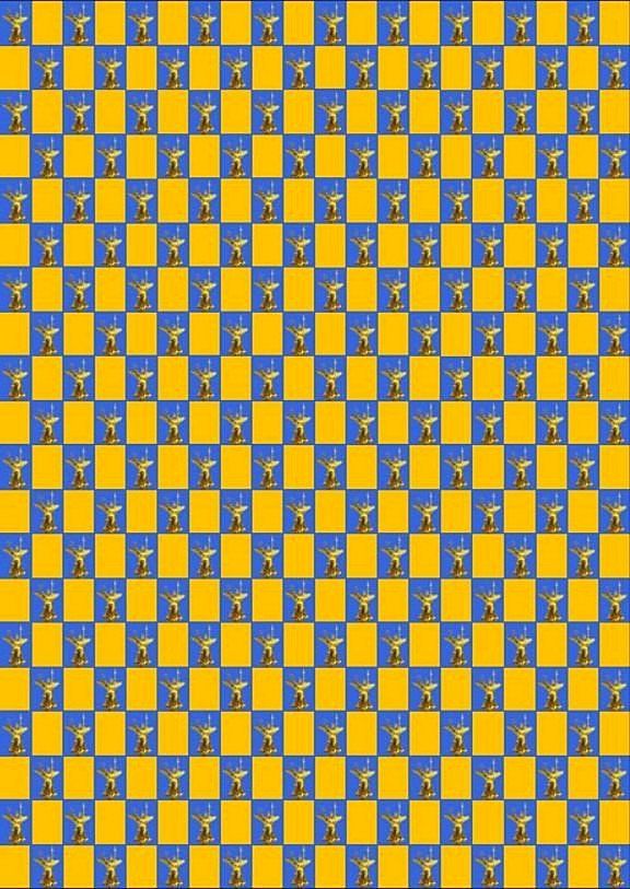 Geschenkpapier Berlin Goldelse