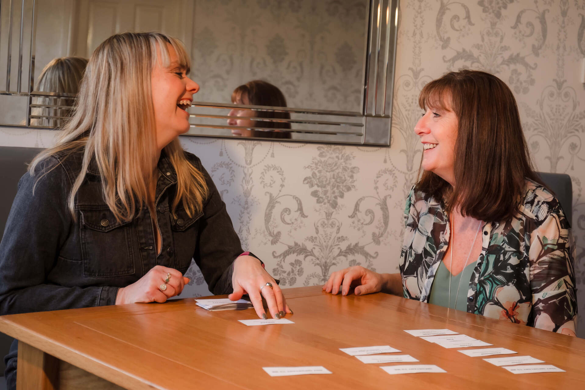 Fulfill your destiny women with cards on table