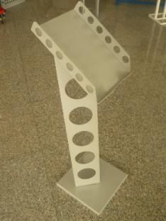 Displayständer aus Metall für Prospekte