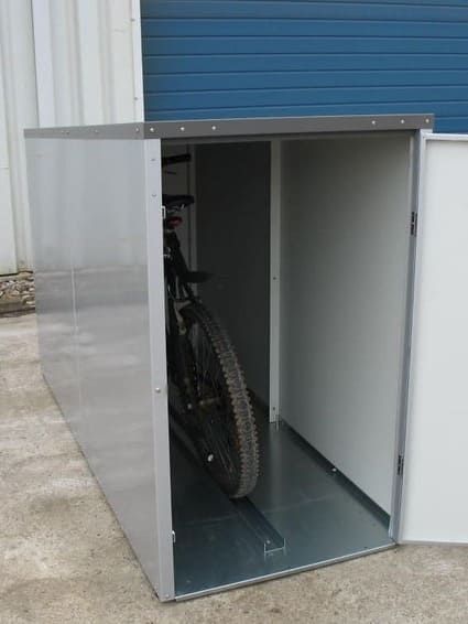 Metall Fahrradbox für zwei Fahrräder