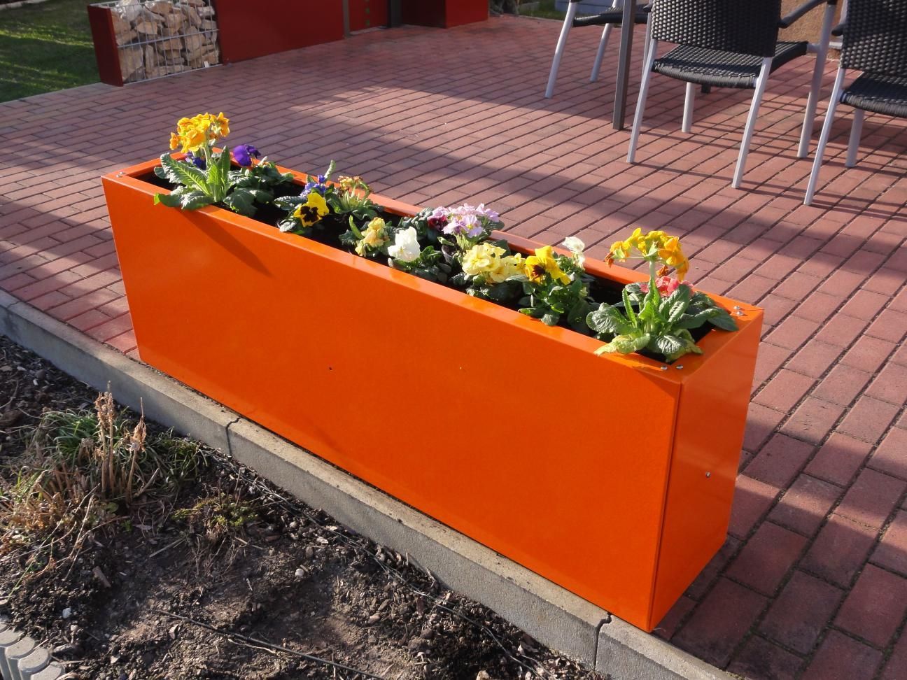 Urban Hochbeet Metall Sonderfarbe beschichtet