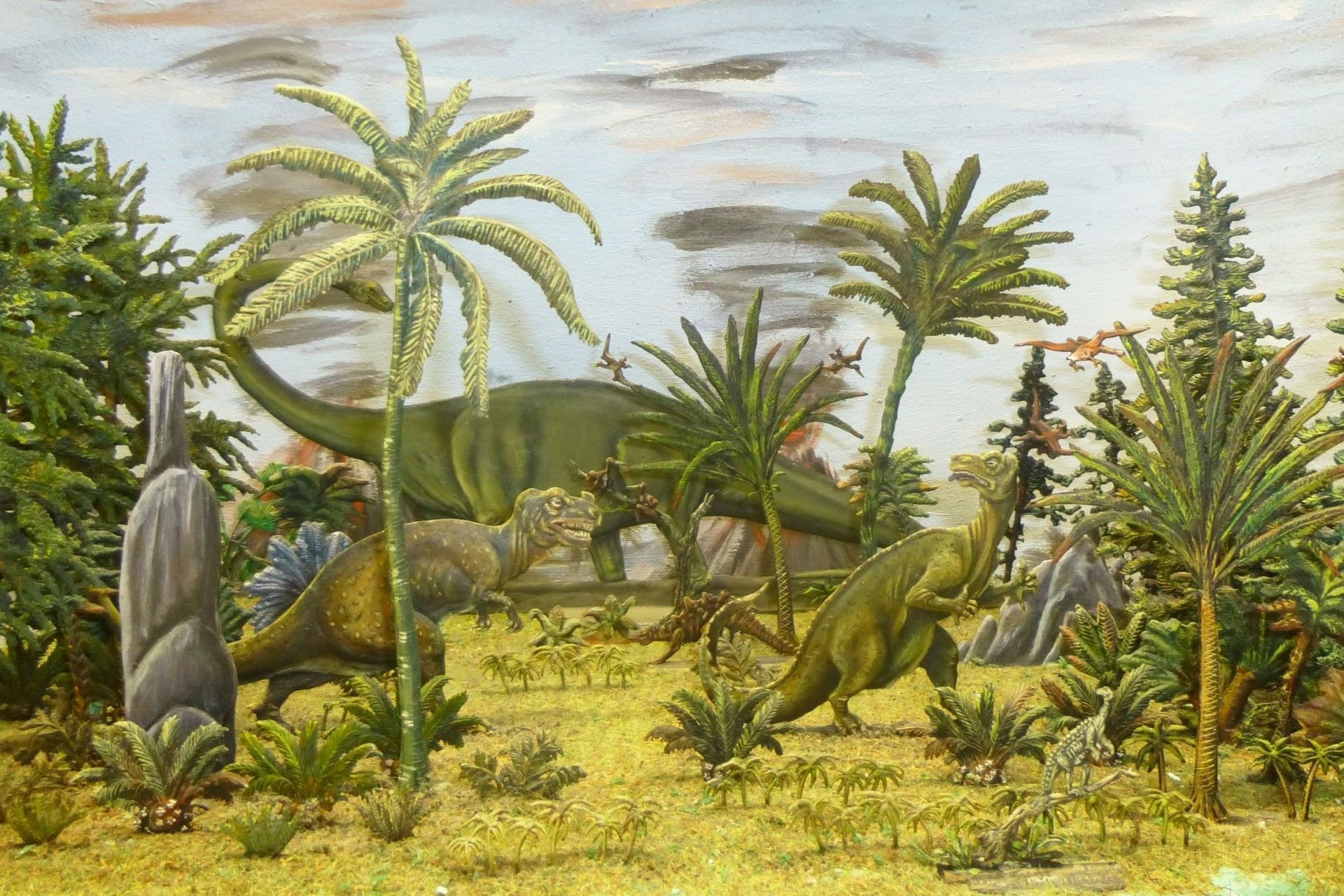 Diorama: Dinosaurier von Gottstein und Scholtz
