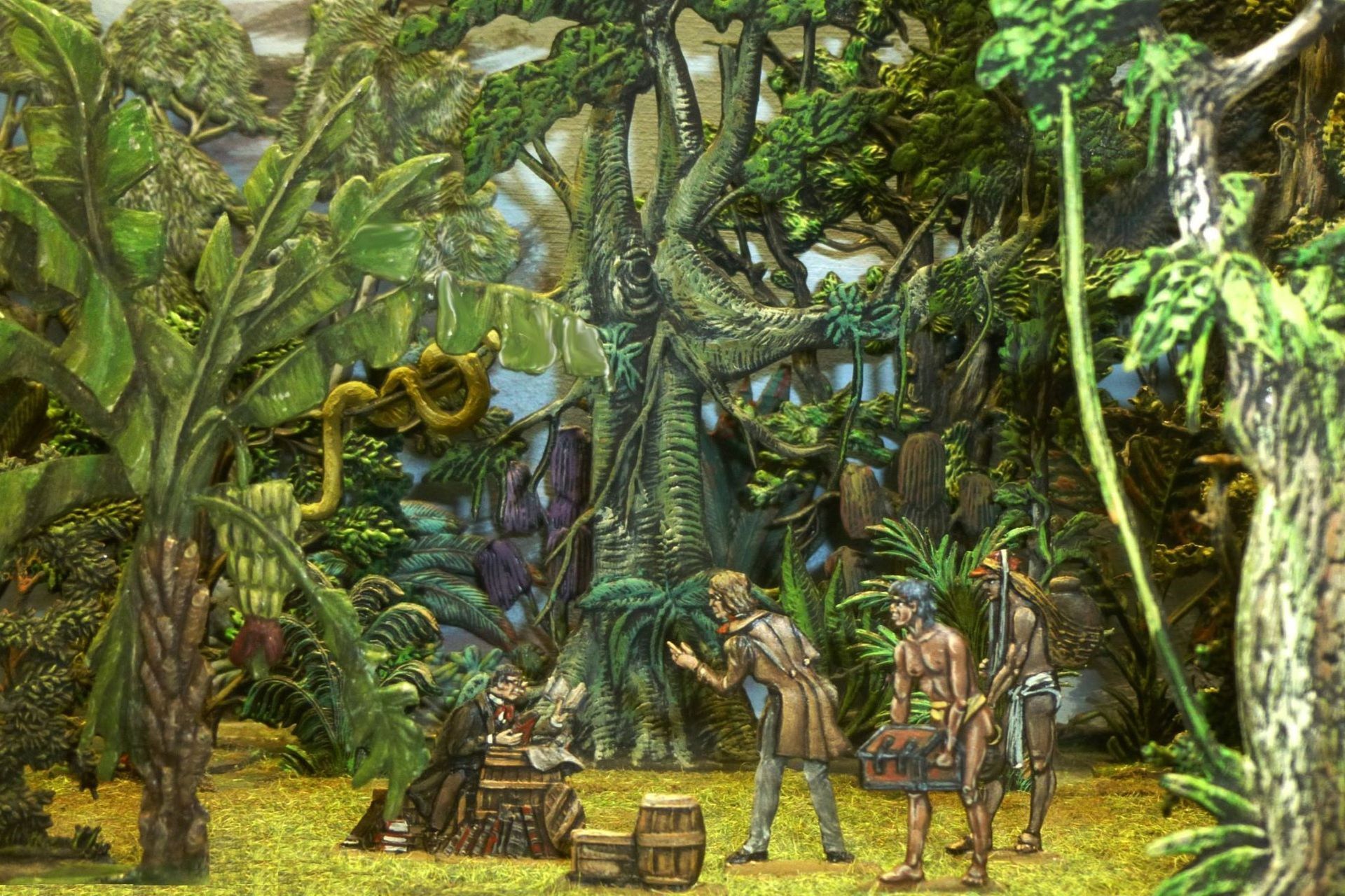 Diorama:Alexander von Humboldt im Amazonas