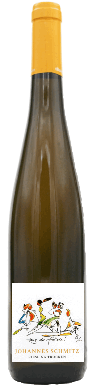 TANZ DER FREUDE trocken, Rieslingmanufaktur Rebenhof Schmitz, Ürzig, Mosel, Mosel TANZ DER FREUDE, trocken Rieslingmanufaktur Rebenhof Schmitz, Ürzig, Mosel