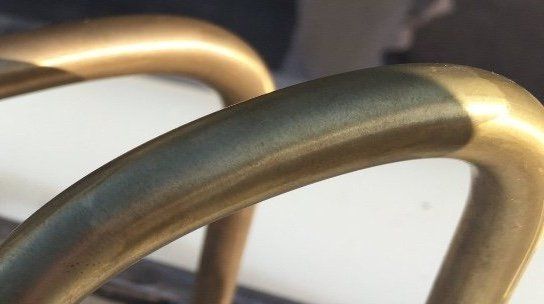 Surface before high-gloss polishing