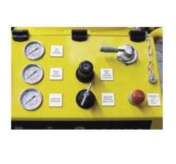 Control panel Envira Sponge blasting system