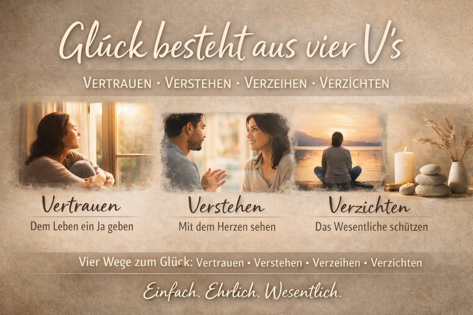 Ruhiger Mensch im Licht eines Fensters – Sinnbild für Vertrauen, Verstehen, Verzeihen und inneres Lo