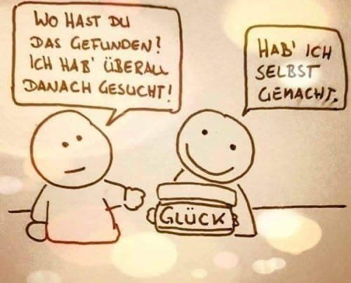 Illustration zum Thema Gelassenheit und Humor