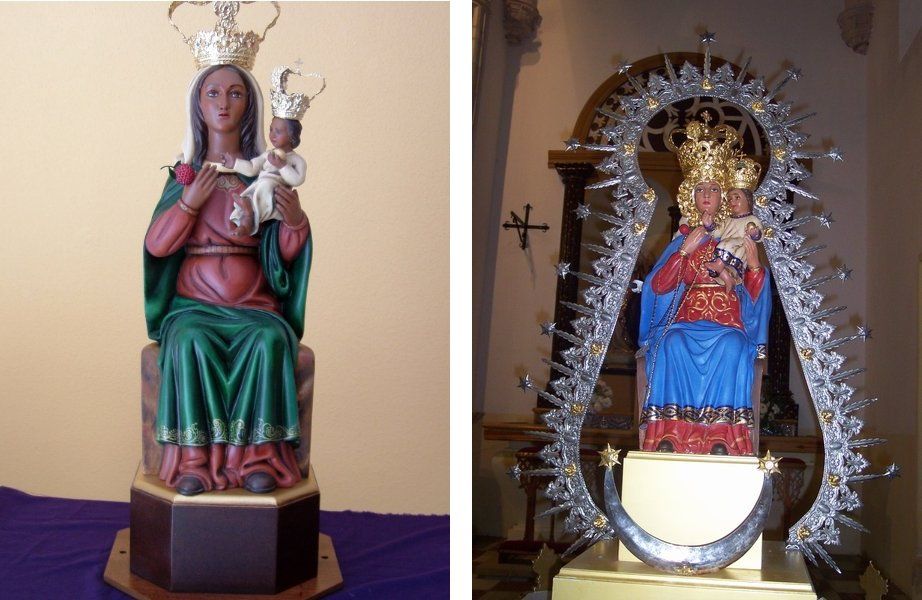 virgen de la cabeza obra de Jose miguel tirao carpio