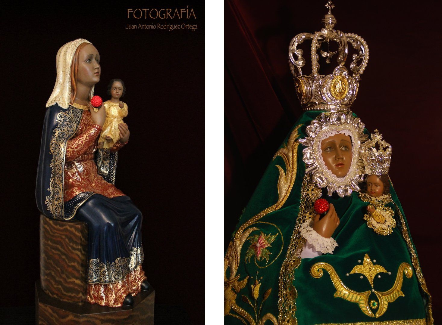 Virgen de la Cabeza de Vícar Almería sin manto