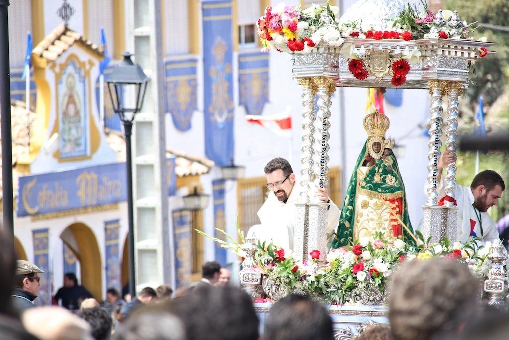 la Virgen de la cabeza en casa de cofradia de andujar