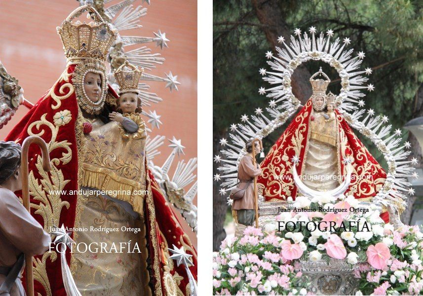 Primer plano de la Virgen de la Cabeza de Daimiel Nuestra Señora de la Cabeza Daimiel