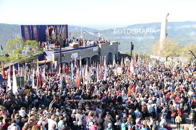 Misa de Romería Virgen de la Cabeza cofradias virgen de la cabeza en romeria
