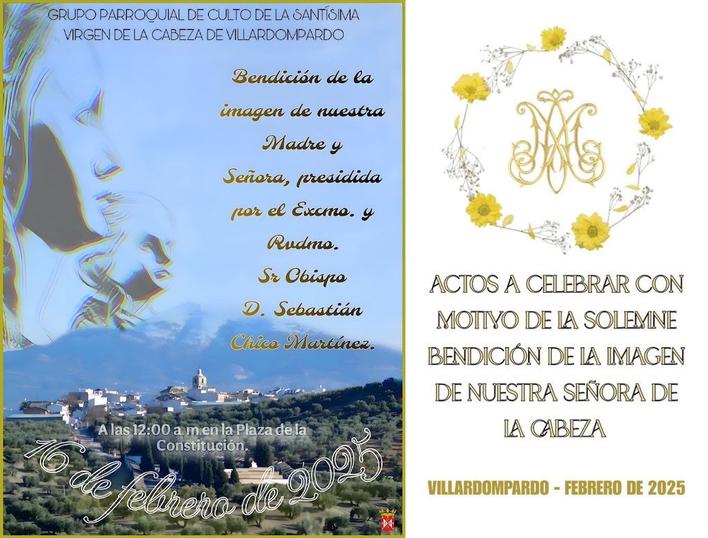 Actos de la bendición Virgen de la Cabeza Villardompardo