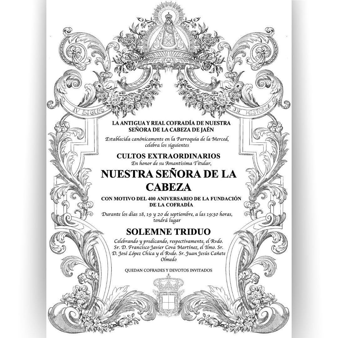 actos y cultos procesion extraordinaria Cofradia de jaen