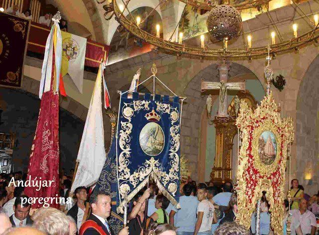 Presentación de Andújar y Colomera Cofradias de Andujar y Colomera en el Santuario