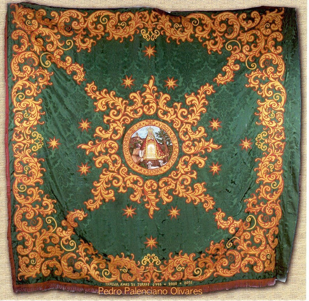Bandera de la aparición bandera cofradía andujar por Pedro Palenciano