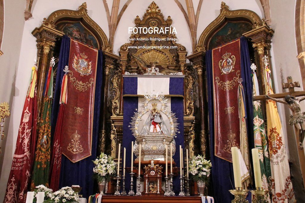 Altar de la Novena Virgen de la Cabeza en Andujar