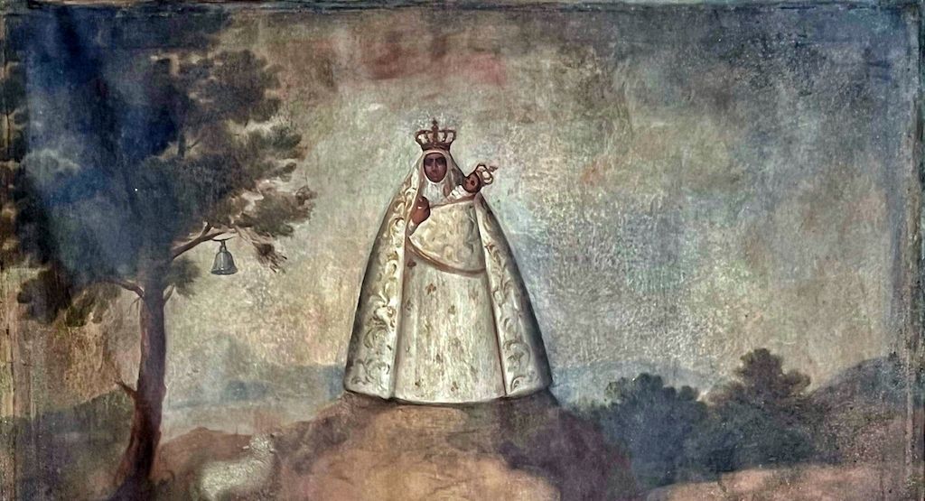 Cartel de la Fundación de la Cofradía Virgen de la Cabeza de Marmolejo