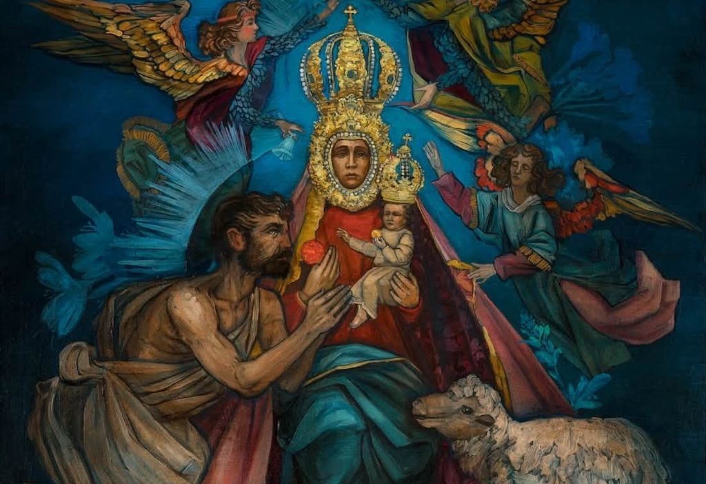 Cartel aparición Virgen de la Cabeza de Jesús Zurita