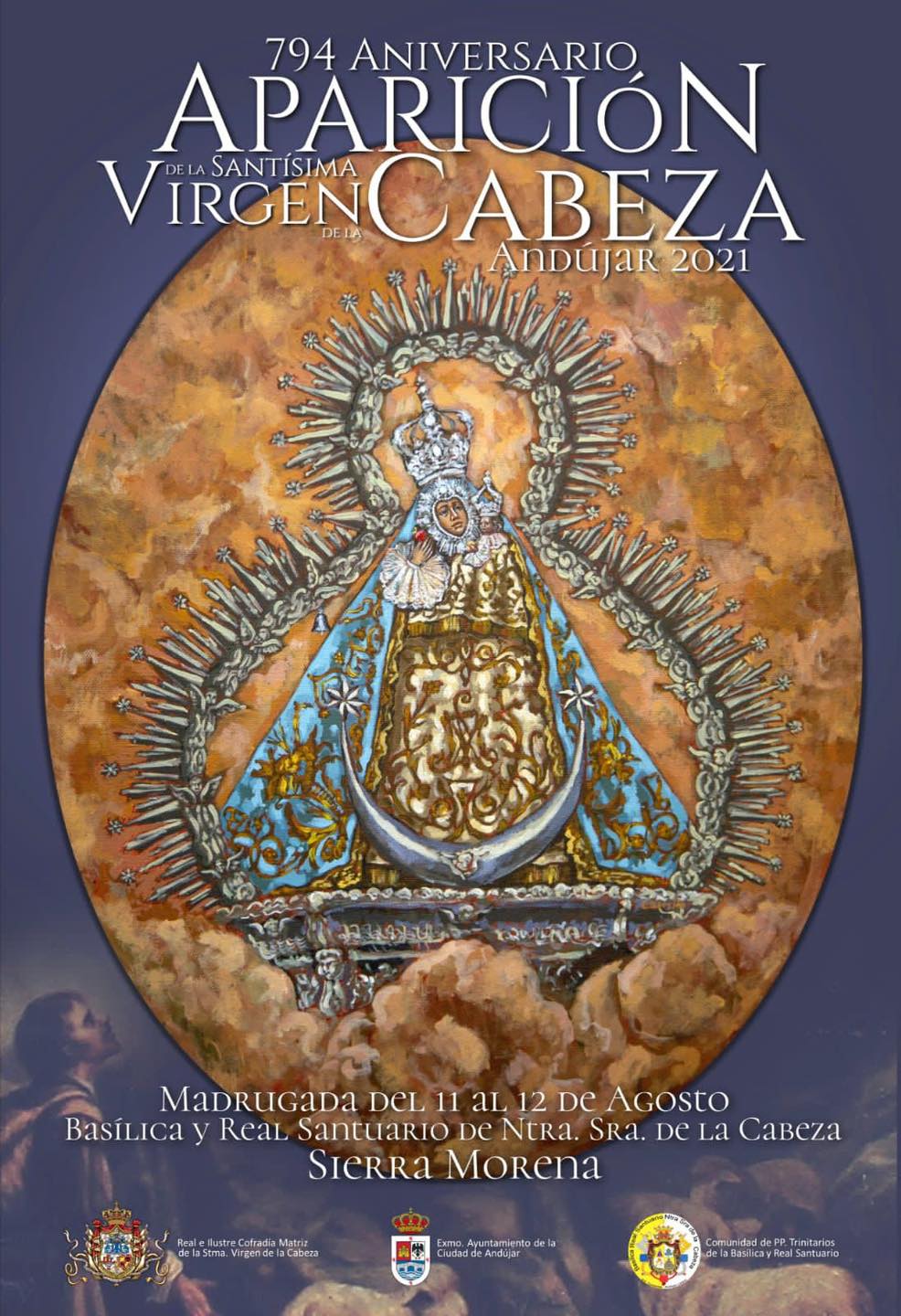cartel aparicion virgen de la cabeza 794 aniversario
