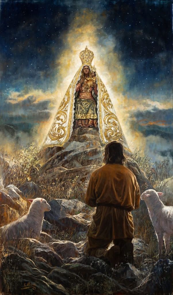 cartel del 800 aniversario de la Virgen de la Cabeza