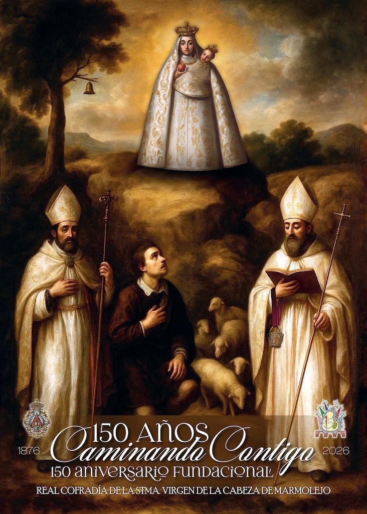 Cartel fundacional Cofradia Marmolejo Virgen de la Cabeza
