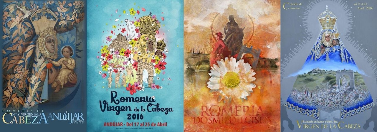Carteles finalistas de Romería Virgen de la Cabeza año 2016