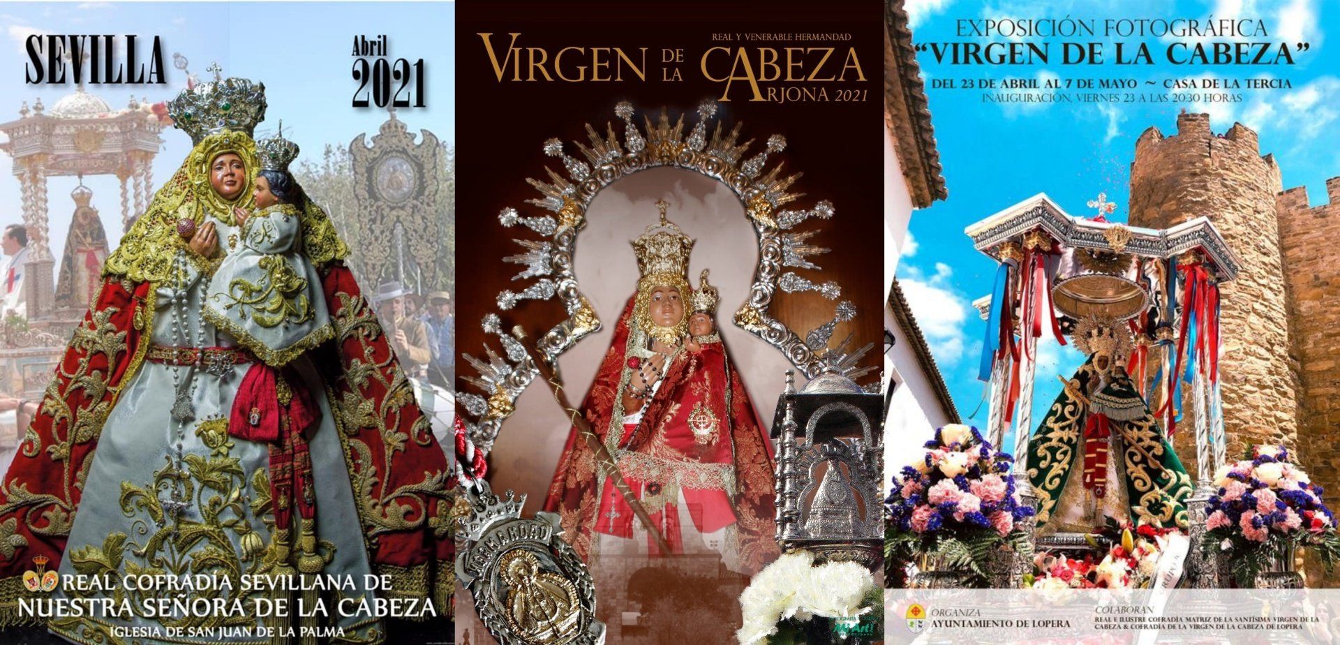 Carteles cofradías Virgen de la Cabeza 2021 carteles cofradias 2021