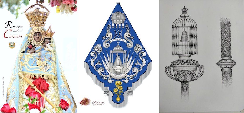 Colgadura y proyecto de guión de camino colgadura y guion de camino de los anderos