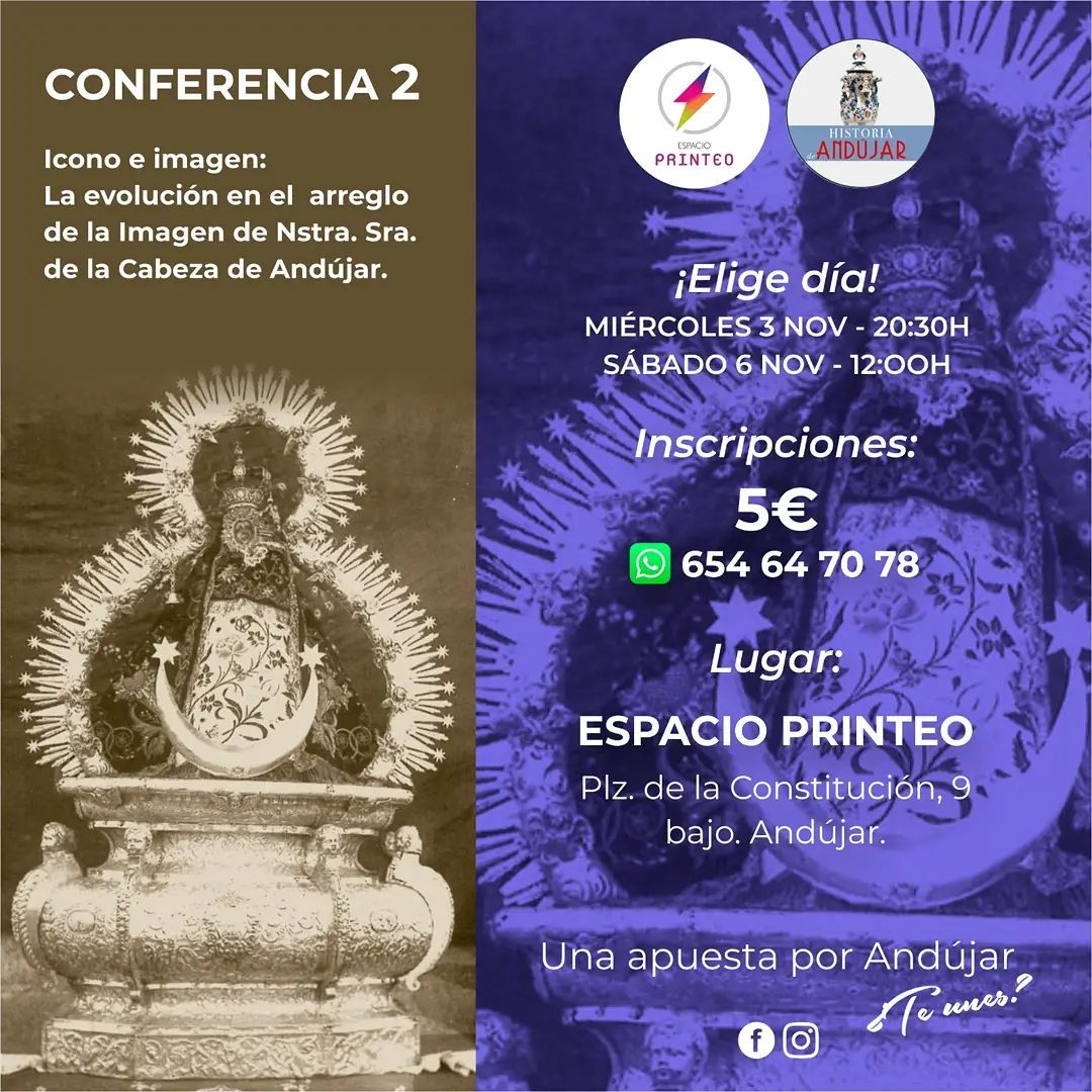 conferencia virgen de la cabeza icono imagen vestir