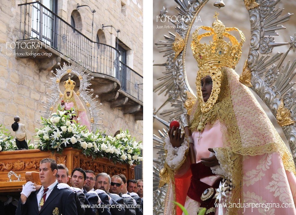 anderos procesion virgen de la cabeza mengibar
