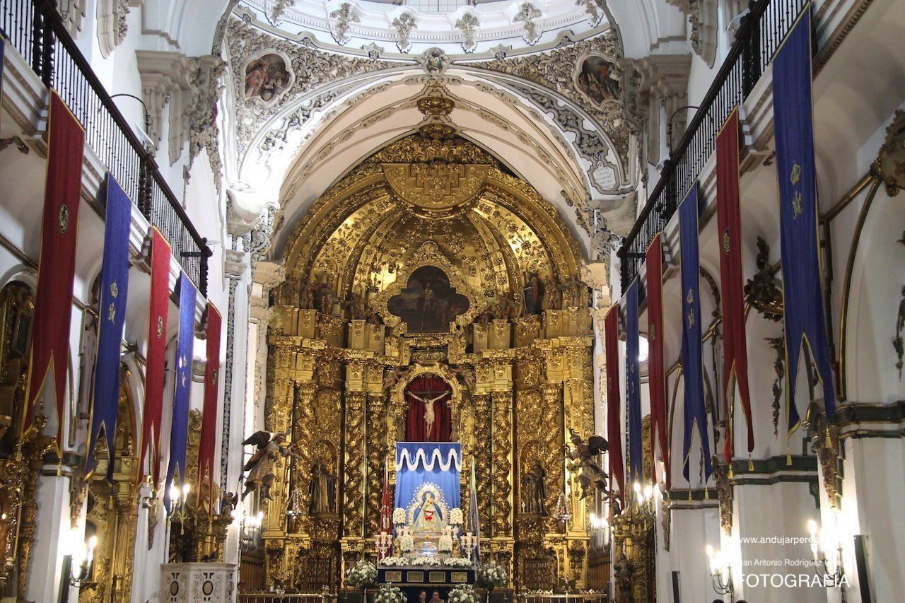 la Morenita en su triduo en Córdoba iglesia San Francisco San Eulogio cordoba