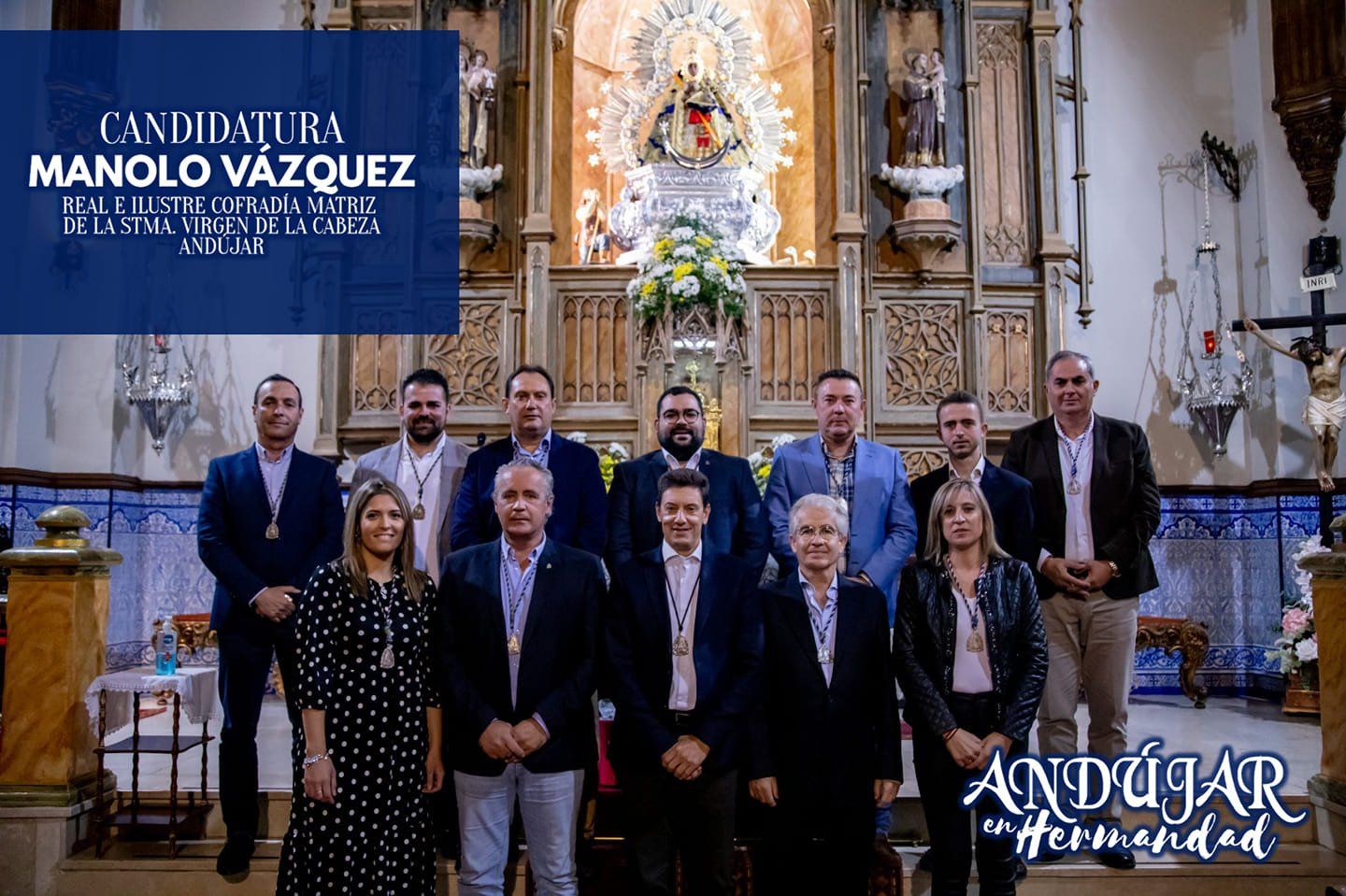 manolo Vazquez elegido presidente cofradia matriz andujar