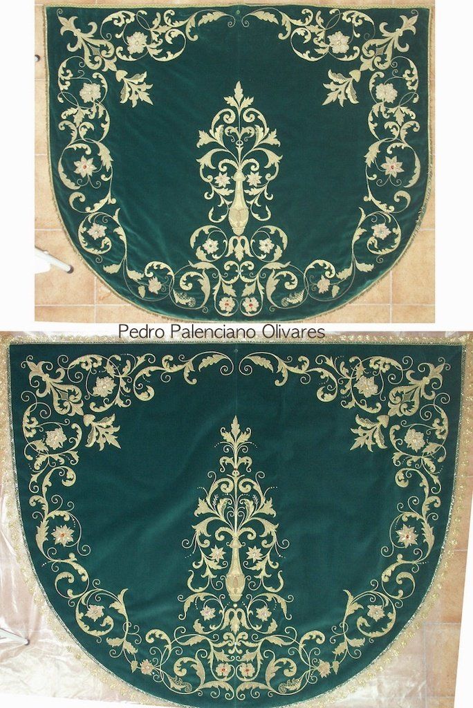 Manto de la Virgen de la Cabeza El Carpio pedro Palenciano manto de el carpio