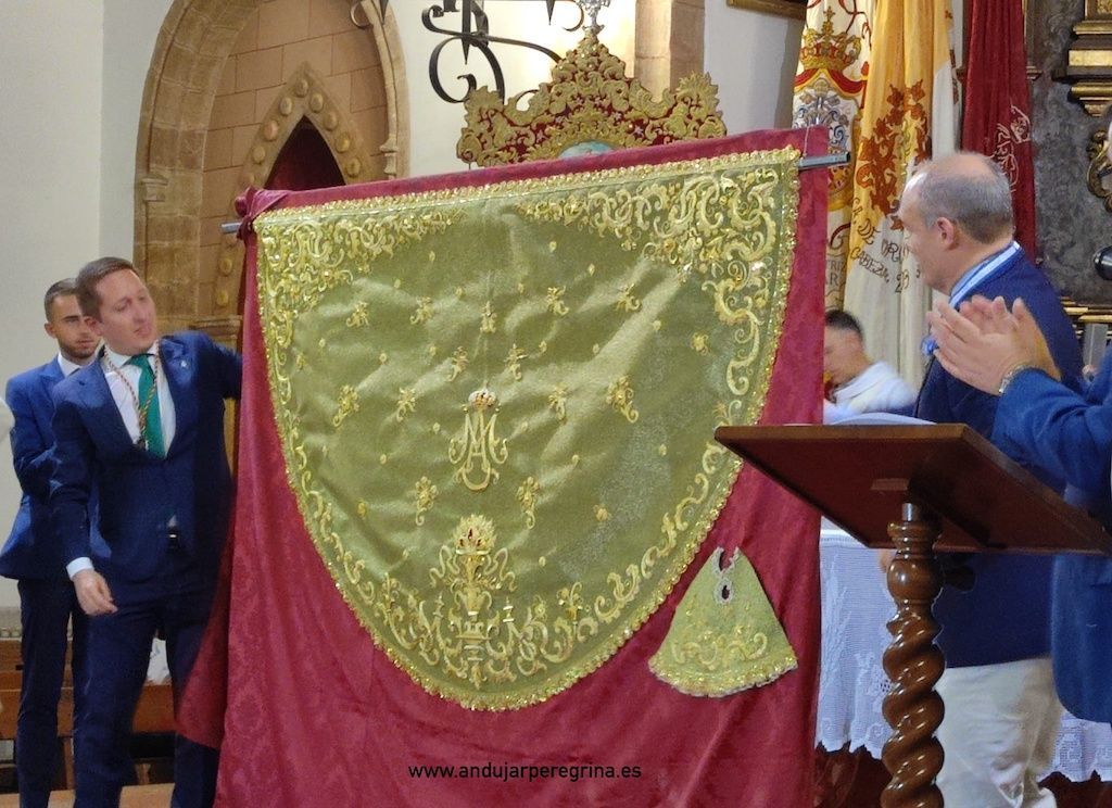 manto procesion romeria 2023 virgen de la cabeza